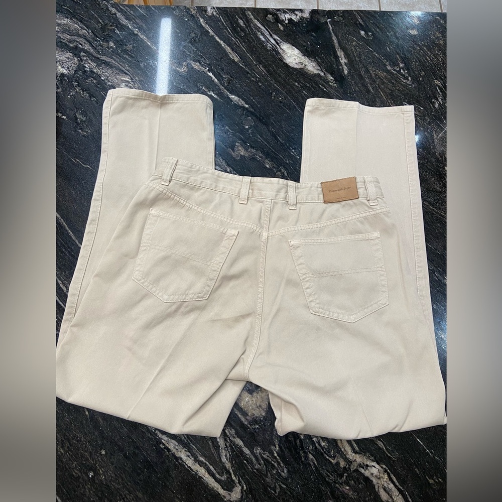Ermenegildo Zegna 36 Khaki Casual Pants